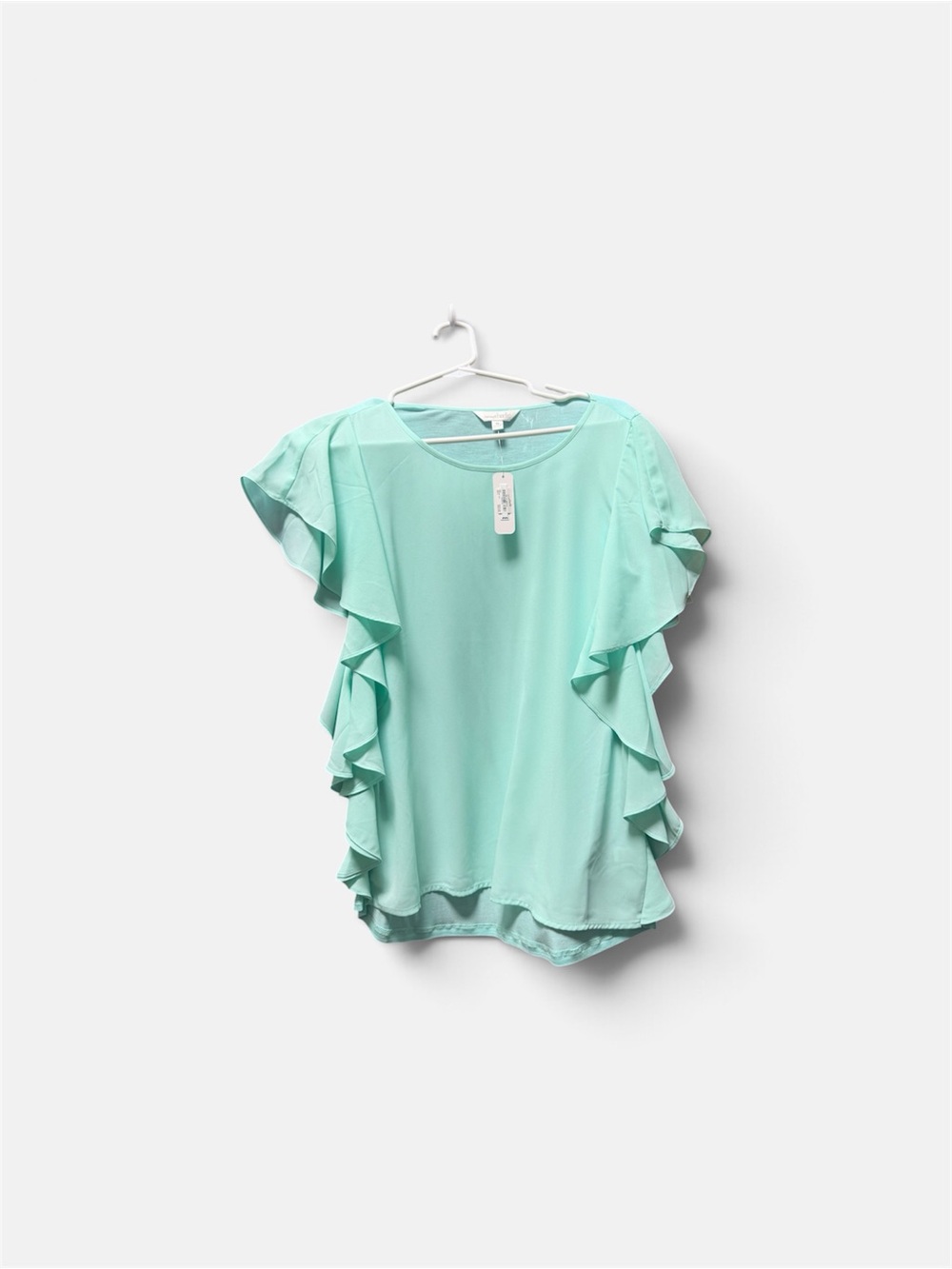 Ruffle Sleeve Blouse - Mint